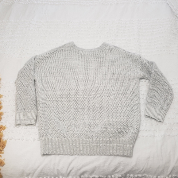 Light grey cable knit sweater - Picture 2 of 2